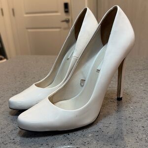 ZARA White Patent Stiletto